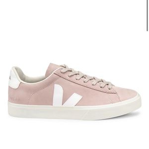 Veja Campo Logo Suede Low-Top Sneakers